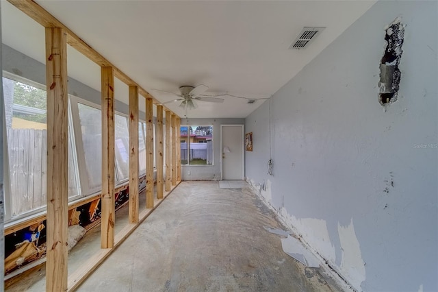 interior space with plenty of natural light