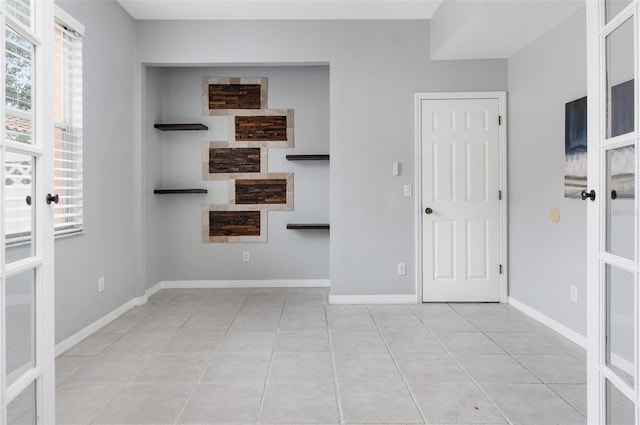 view of tiled empty room