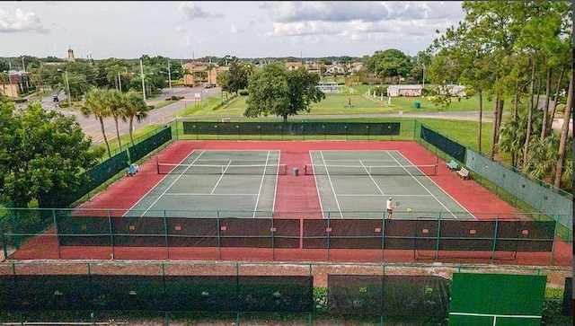 view of sport court