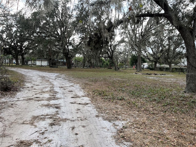 view of road