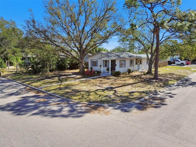 view of ranch-style home