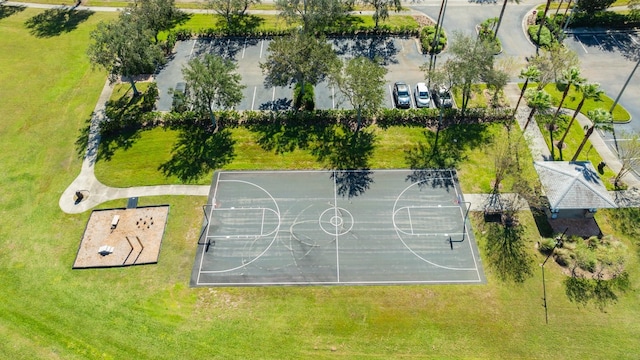 view of sport court