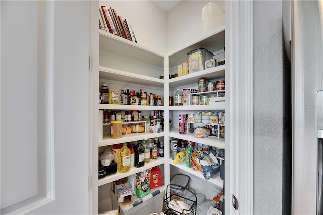 view of pantry