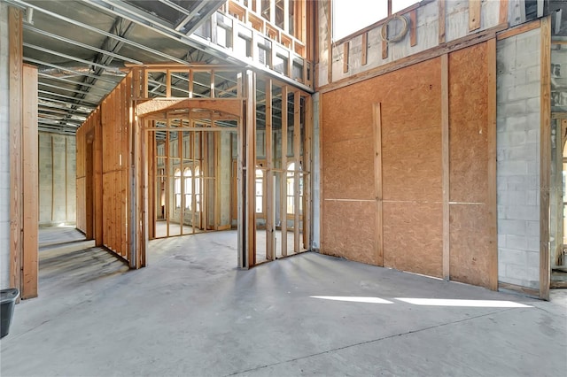 miscellaneous room featuring concrete floors