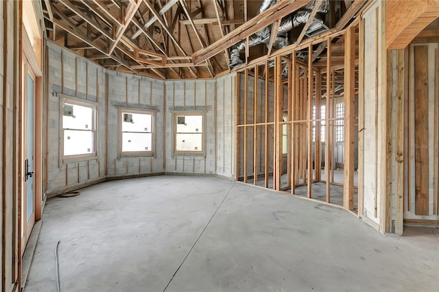 miscellaneous room featuring concrete flooring