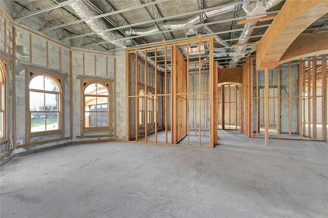 miscellaneous room featuring concrete floors