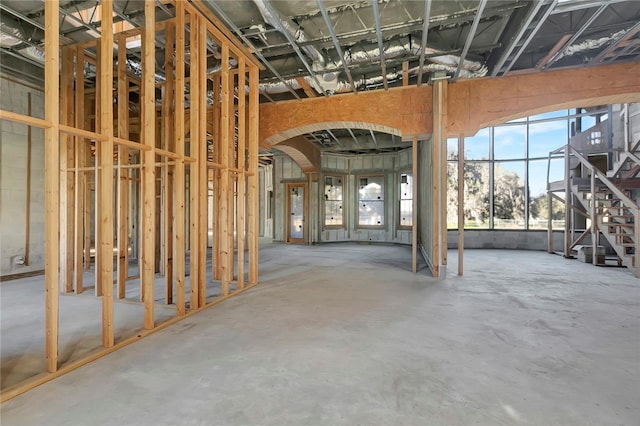 misc room featuring concrete flooring