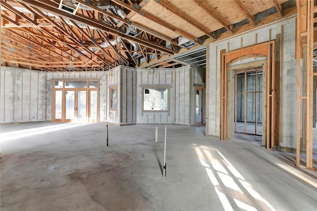 miscellaneous room featuring concrete flooring