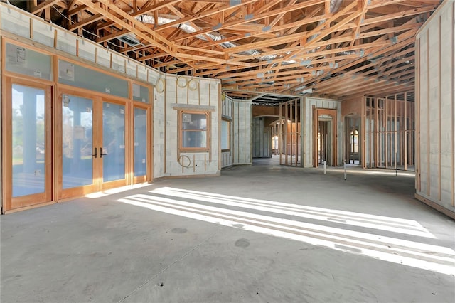 miscellaneous room featuring concrete flooring