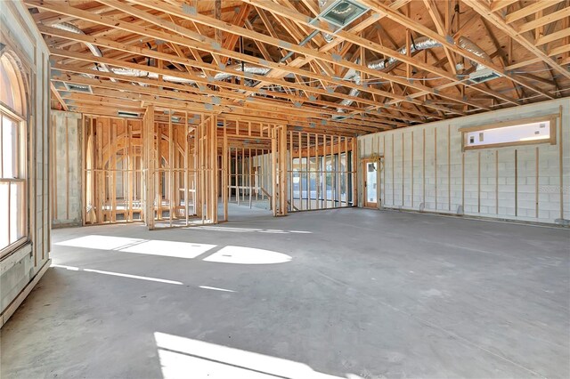 misc room featuring concrete flooring