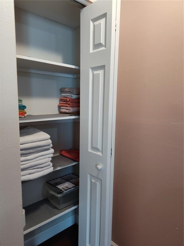 view of closet