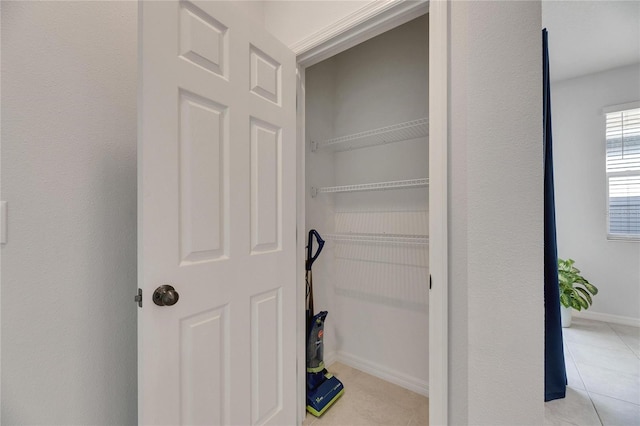 view of closet