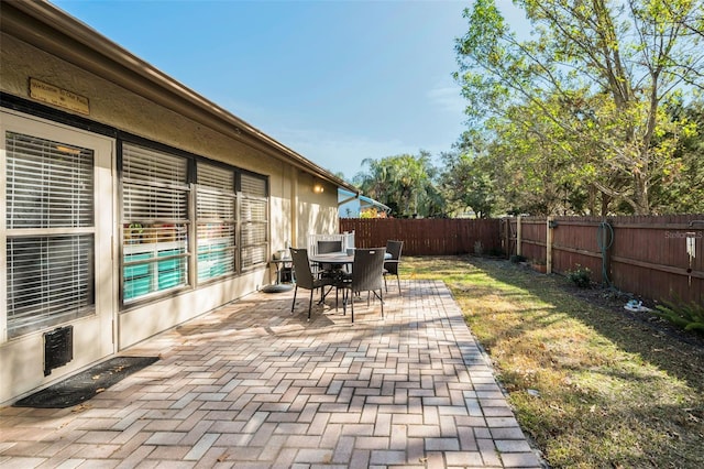 view of patio