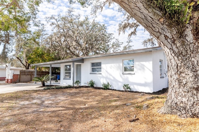 view of ranch-style home