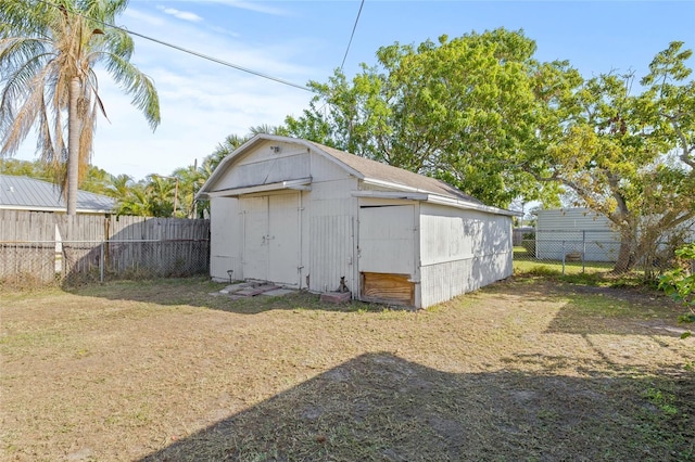 view of outbuilding