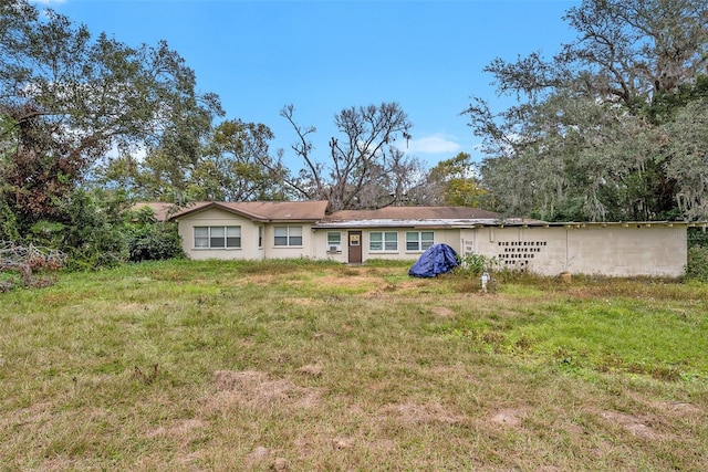 view of back of property