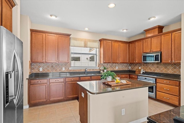 20314 Chestnut Grove Dr, Tampa, FL 33647 - kitchen featuring brown cabinetry and stainless steel appliances