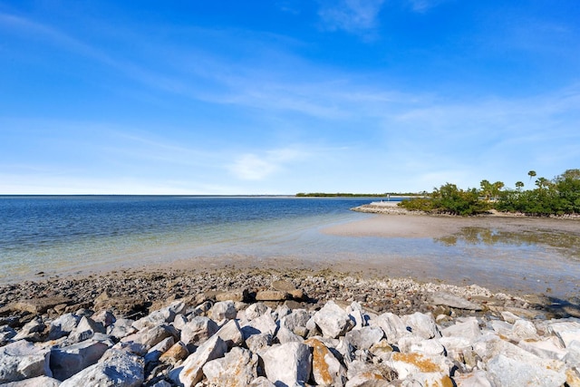 water view with a beach view