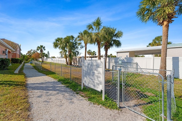 view of gate