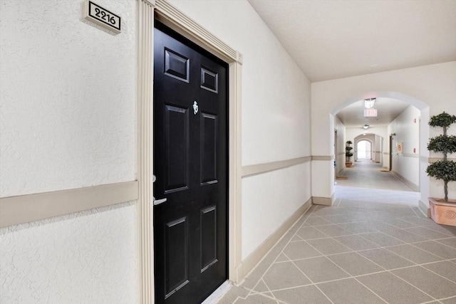 entrance to property with a porch