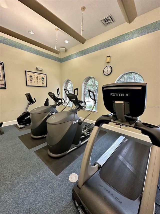 view of exercise room