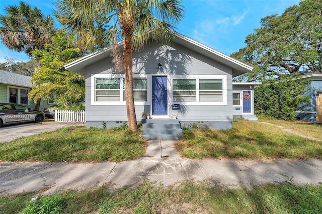 view of bungalow-style house