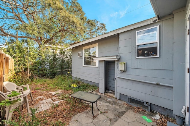 exterior space with a patio area