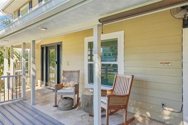 13945 75th Ave, Seminole, FL 33776 - view of patio / terrace featuring covered porch