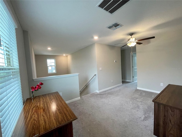 13621 Willow Bluestar Loop, Riverview, FL 33579 - carpeted empty room with a ceiling fan and recessed lighting