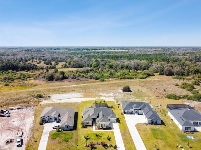 5226 Lake Venice Dr, Wimauma, FL 33598 - aerial view with a forest view