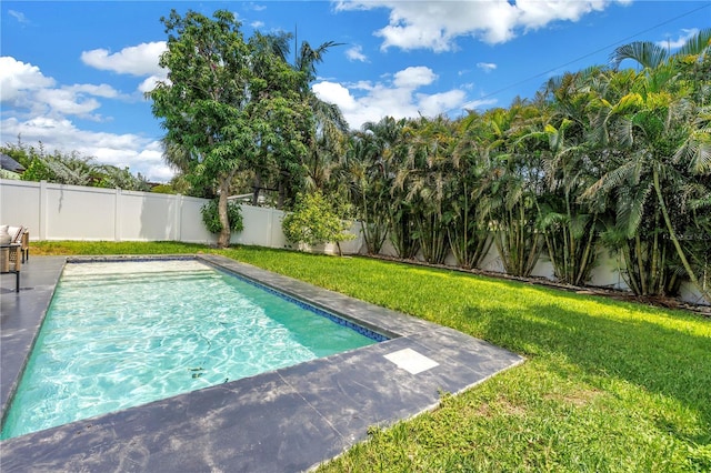 2246 Fiesta Dr, Sarasota, FL 34231 - view of swimming pool with a fenced backyard