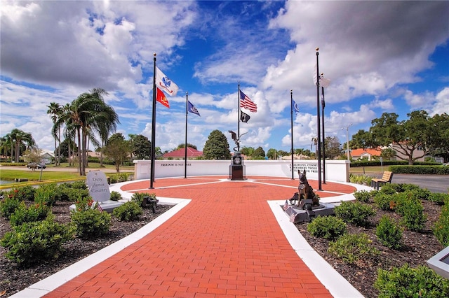 view of property's community featuring community basketball court