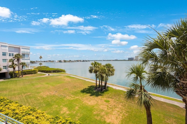 view of water feature