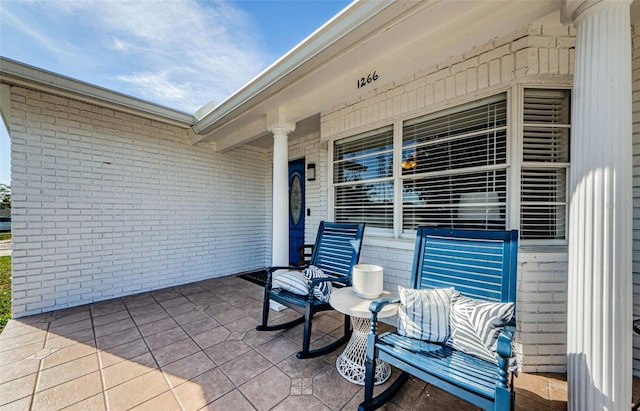 view of patio / terrace featuring a porch