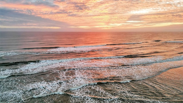 water view featuring a beach view