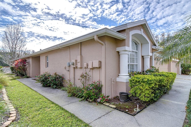 view of side of property