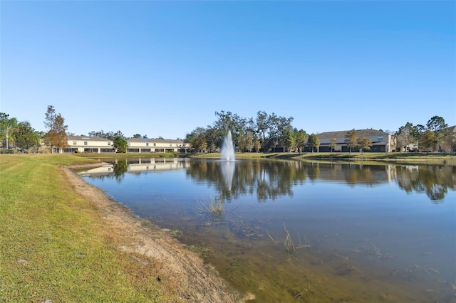 view of water feature