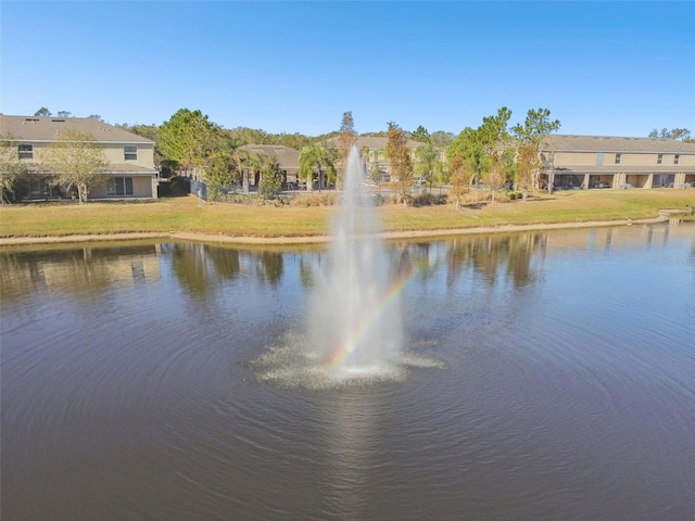 view of water feature