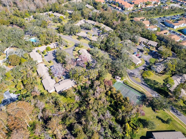 birds eye view of property featuring a residential view