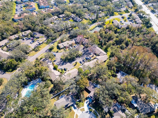 bird's eye view featuring a residential view