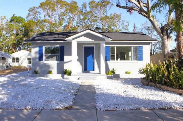 view of bungalow