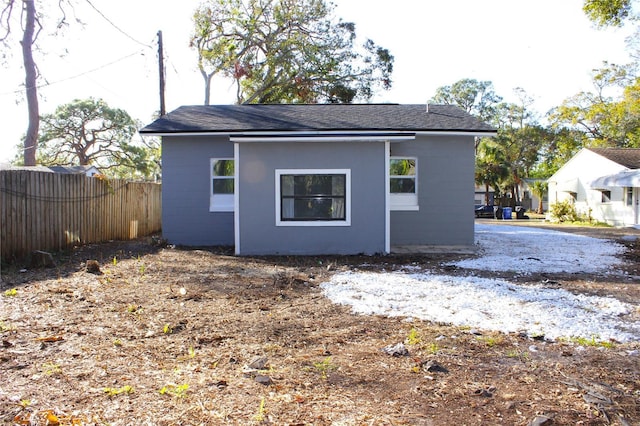 view of back of property