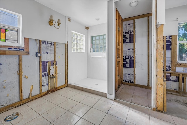 bathroom featuring tile patterned flooring