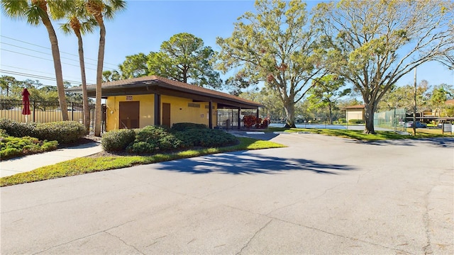 view of side of property