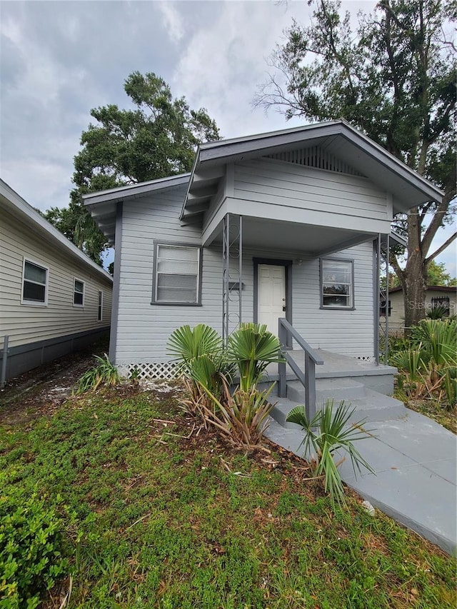 view of bungalow