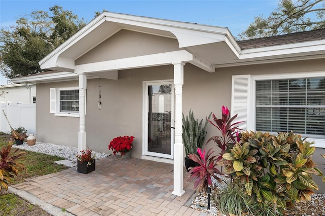 view of entrance to property