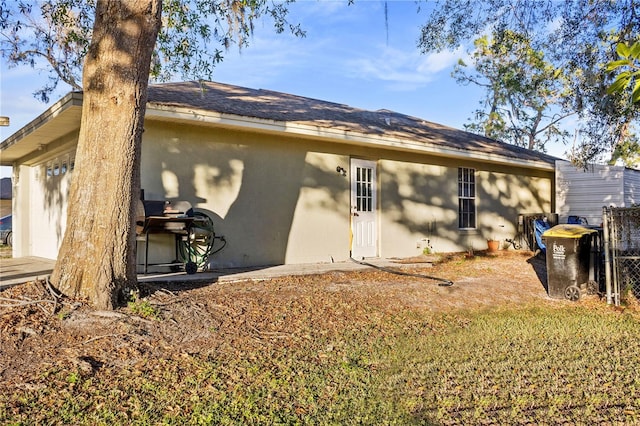 view of rear view of property