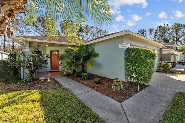 view of front of property