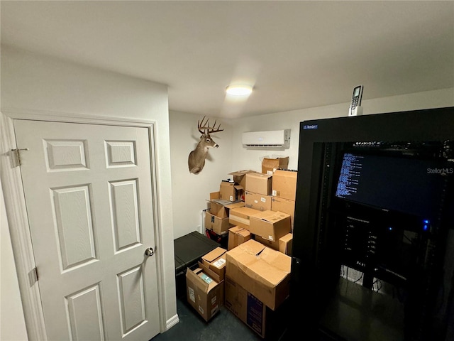 storage area featuring a wall unit AC