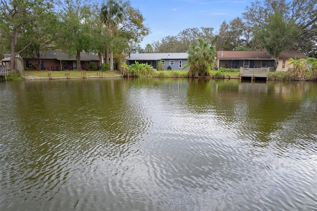 view of water feature